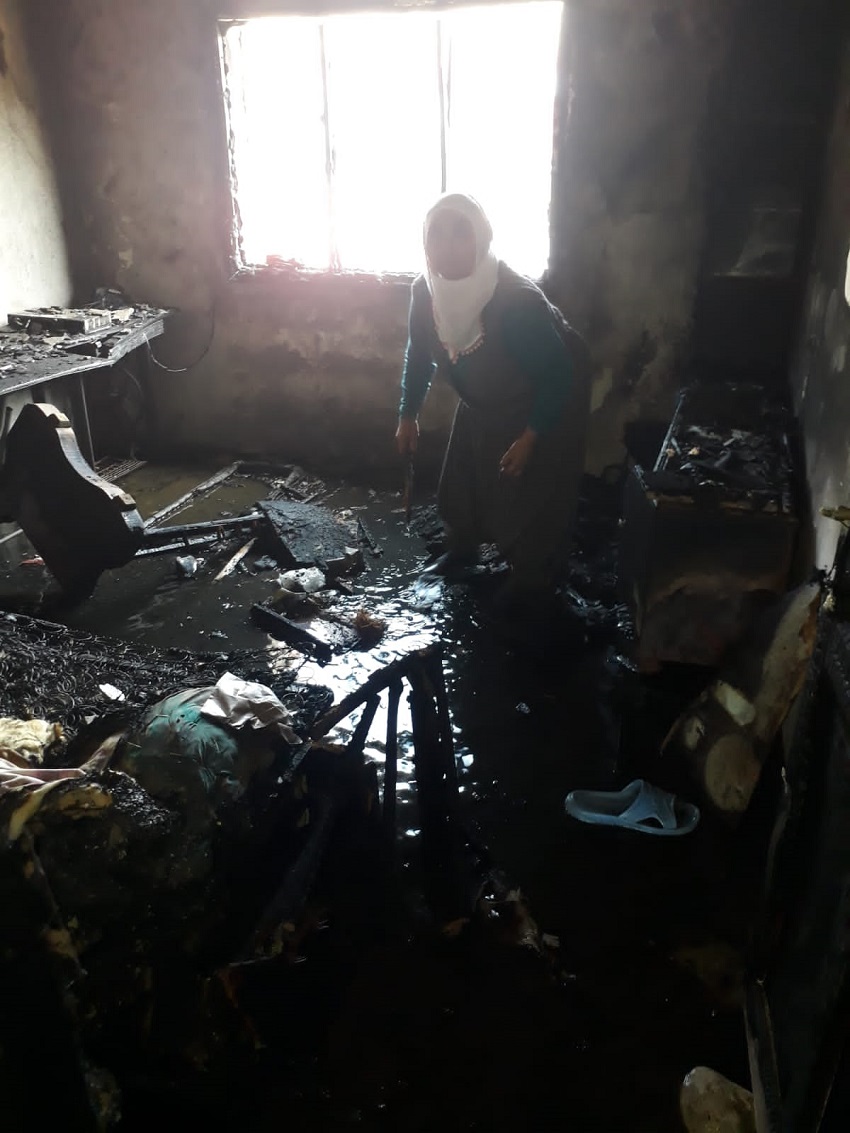 Kozan Akdam Mahallesi Ev Yangını