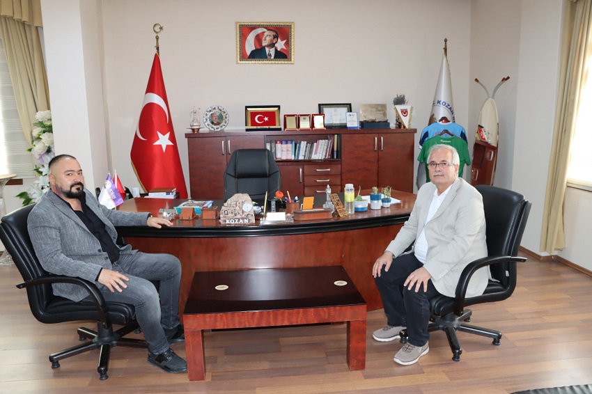 Yeniden Refah Partisi Kozan İlçe Başkanı Kozan Belediye Başkan’ını Makamında Ziyaret Etti