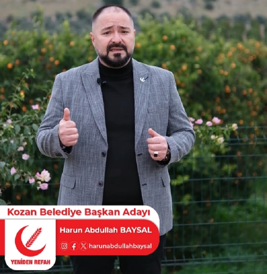 Yeniden Refah Partisi Kozan Belediye Başkan Adayı Harun Abdullah Baysal AVM Projeleri İle Geliyor