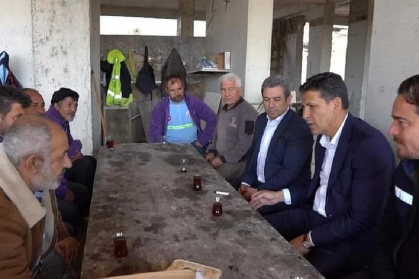 Cumhur İttifakı Kozan Belediye Başkan Adayı Mustafa Atlı, EVA İnşaat Ailesi İle Bir Araya Geldi