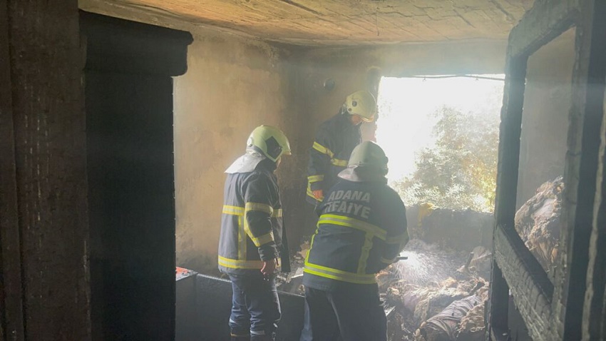 Kozan'da Ev Yangını