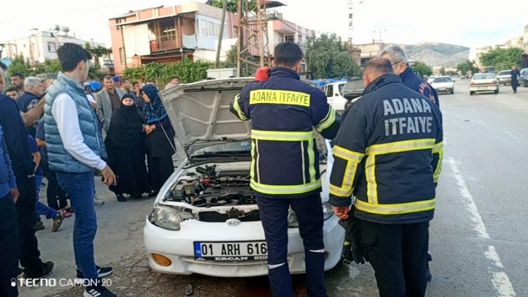 Kozan’da Trafik Kazası