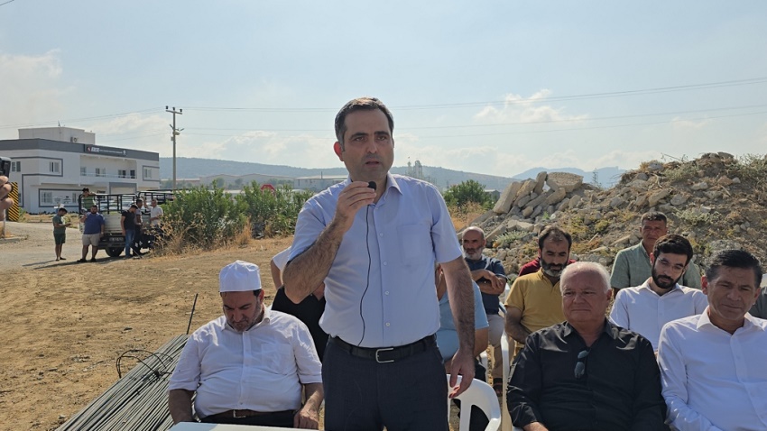 Organize Sanayi Bölgesi'nde Camii Temel Atma Töreni Gerçekleştirildi