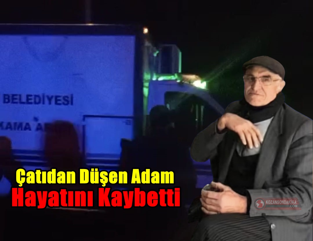 Çatıdan  Düşen Adam Hayatını Kaybetti