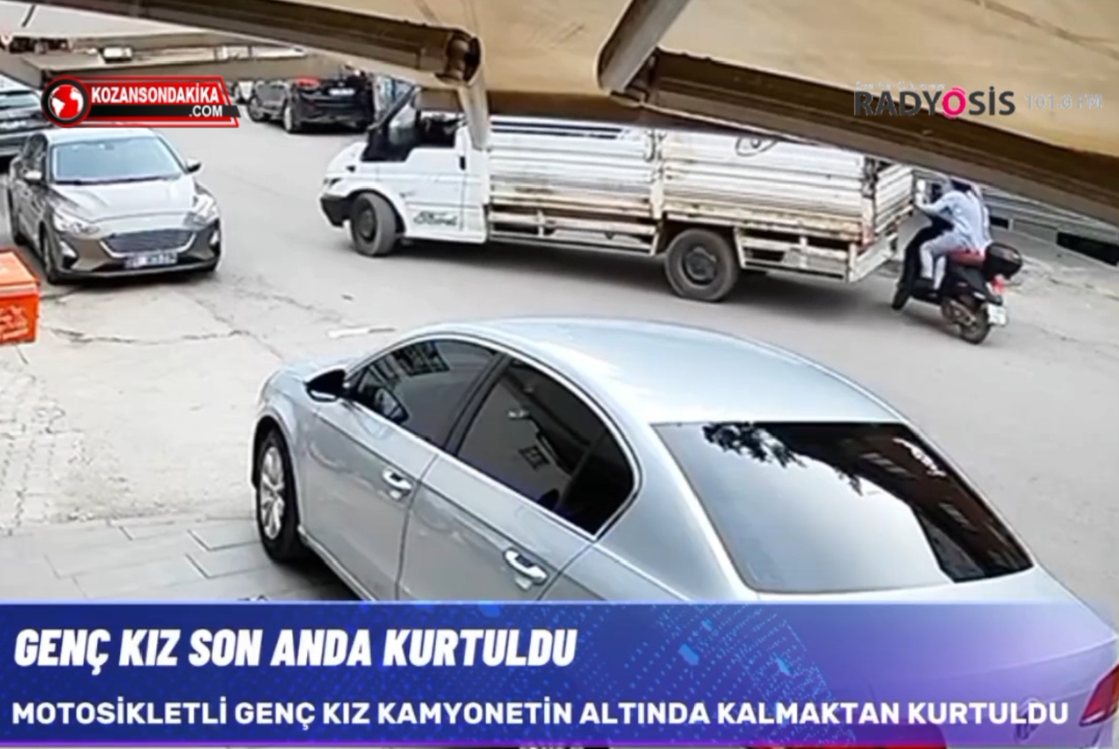 GENÇ KIZ ÖLÜMDEN SANİYELERLE KURTULDU: KAMYONETİN ALTINDA KALMAKTAN SON ANDA KAÇTI GENÇ KIZ ÖLÜMDEN SANİYELERLE KURTULDU: KAMYONETİN ALTINDA KALMAKTAN SON ANDA KAÇTI