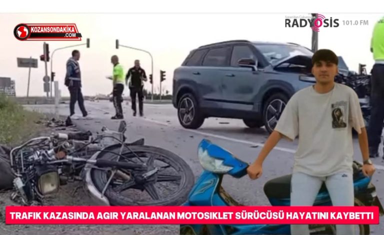 Motosiklet Kazasında Ağır Yaralanan Genç Sürücü Hayatını Kaybetti