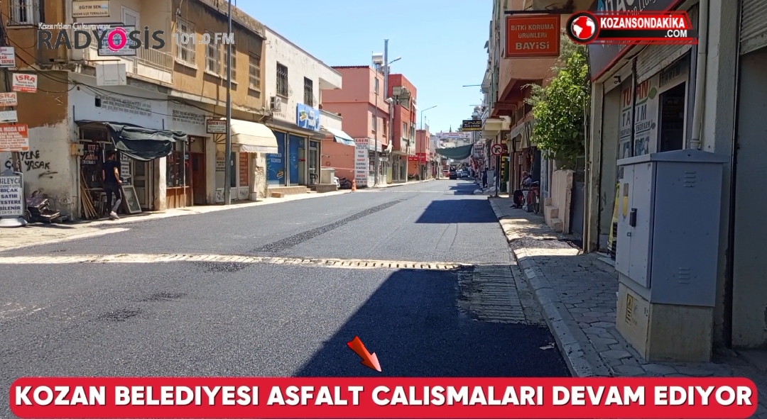 KOZAN BELEDİYESİNDEN ÜSTÜN SOKAK’A ASFALT MESAİSİ KOZAN BELEDİYESİNDEN ÜSTÜN SOKAK’A ASFALT MESAİSİ