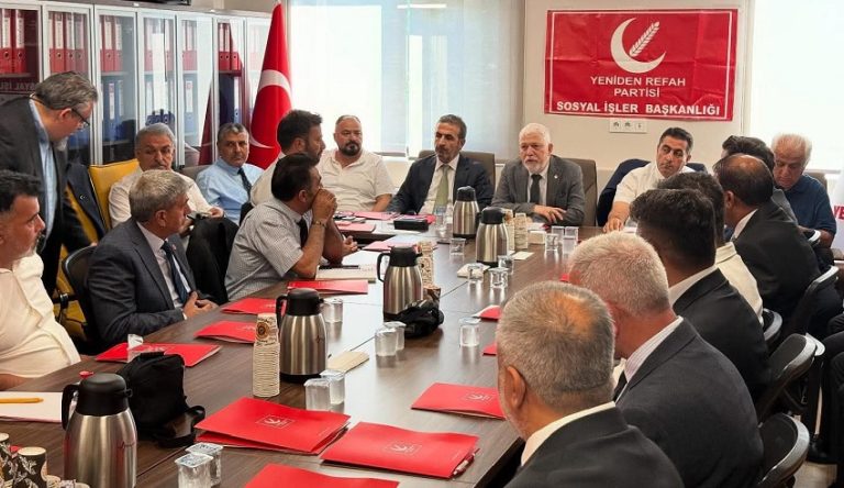 Yeniden Refah Partisi Sosyal İşler İl Başkanları Toplantısı Genel Merkezde Gerçekleştirildi