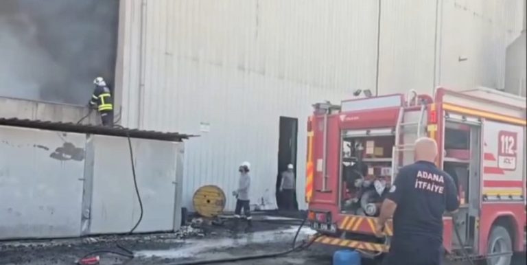 KOZAN OSB’DE ETANOL FABRİKASINDA KORKUTAN YANGIN