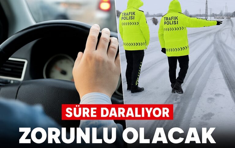Kış Lastiği Zorunluluğu Resmen Başladı Kış Lastiği Zorunluluğu Resmen Başladı