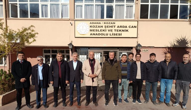 İL MİLLÎ EĞİTİM MÜDÜRÜ ARAS’TAN KOZAN’DA YOĞUN ZİYARET PROGRAMI
