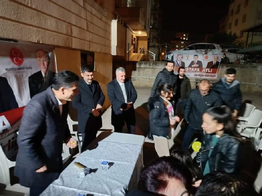 Milliyetçi Hareket Partisi Kozan Belediye Başkan Adayı Mustafa Atlı'ya Toplantılarda  Yoğun İlgi