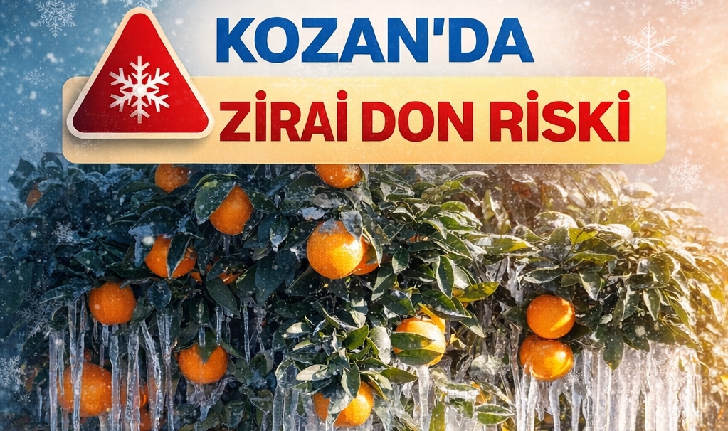 KOZAN’DA ZİRAİ DON ALARMI