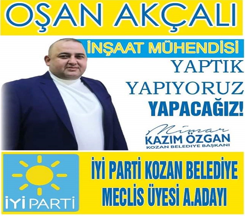 OŞAN AKÇALI DÖNÜM NOKTASI OLMAYA HAZIR