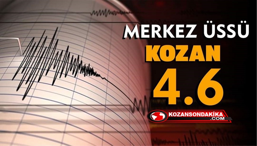 Kozan'da Art Ardına Korkutan Deprem