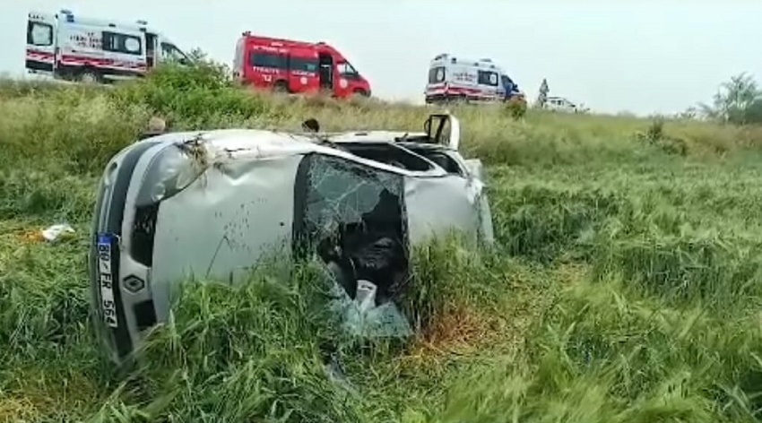 Tırmıl'da Trafik Kazasında 1 Kişi Öldü 2 Kişi Yaralandı