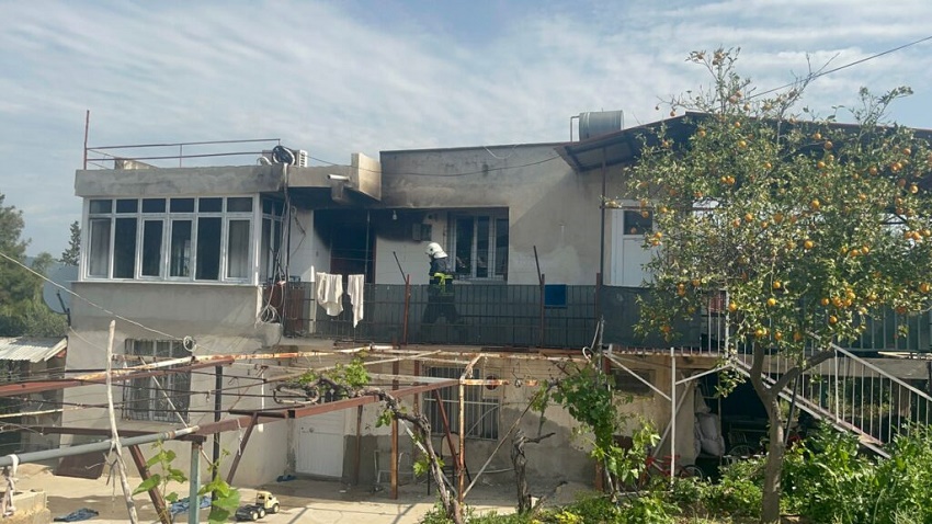 Kozan'da Ev Yangını