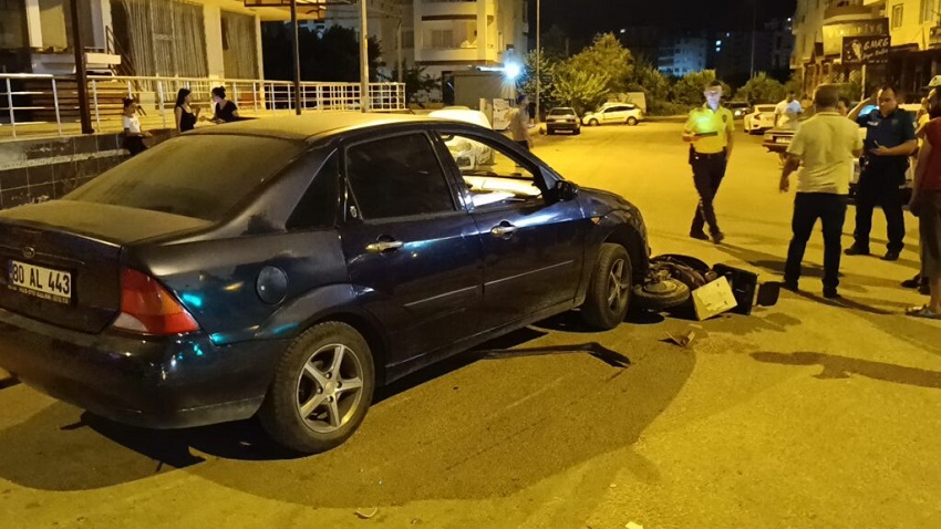 Kozan'da Trafik Kazası :1 Kişi Yaralandı