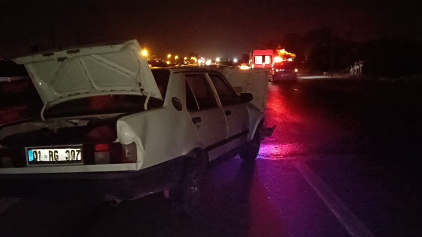Kozan'da Trafik Kazasında 1 Kişi Yaralandı