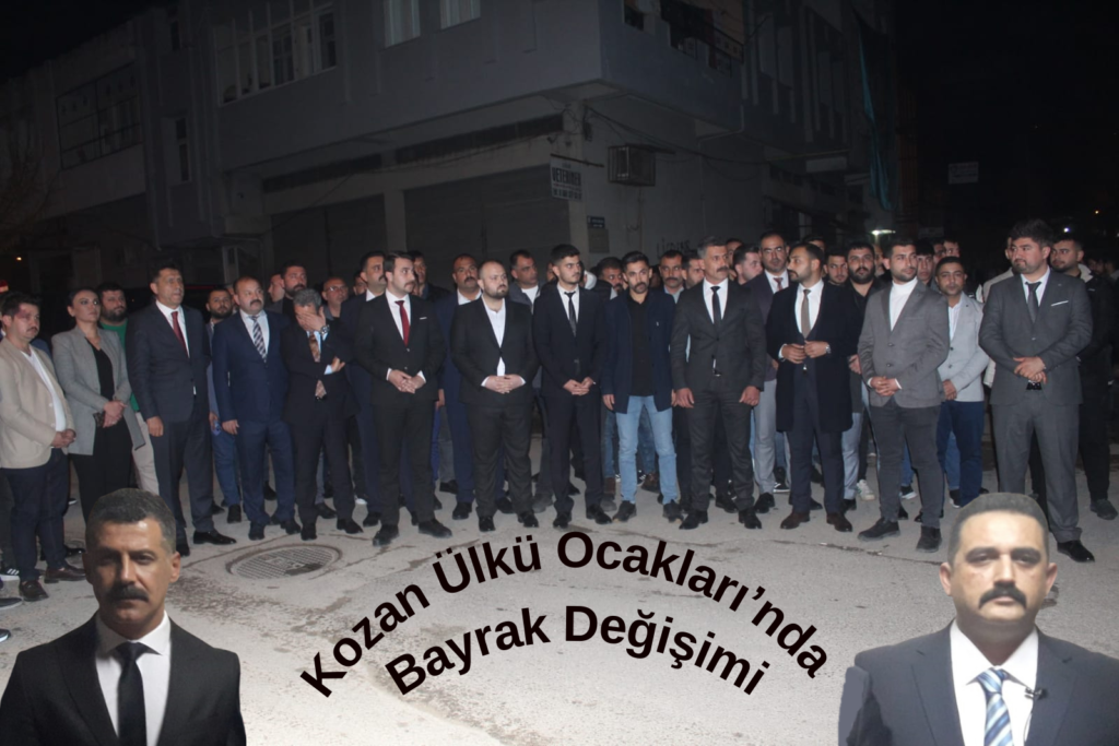 Kozan Ülkü Ocakları’nda Bayrak Değişimi