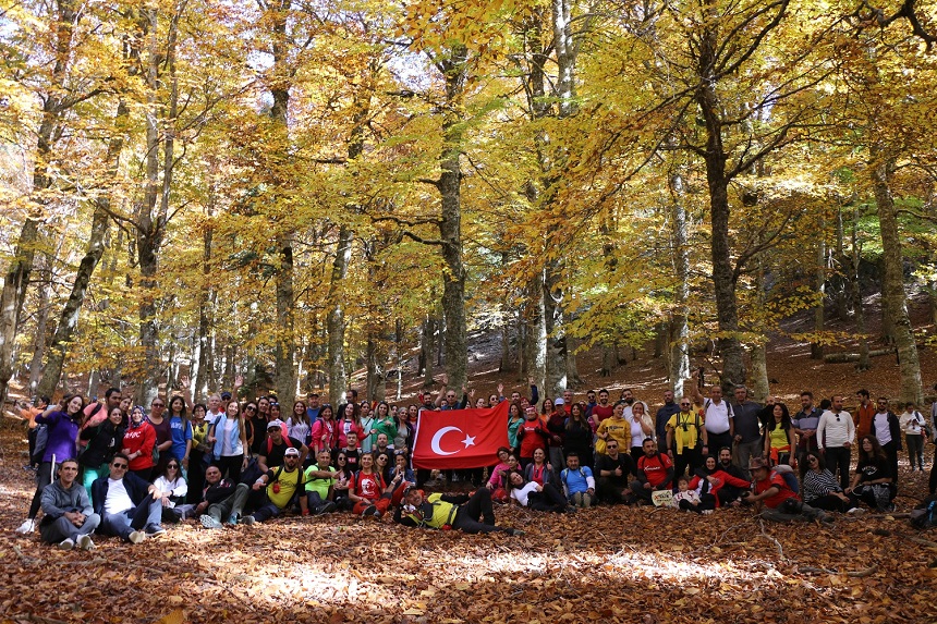 Yirce Kayın Ormanları Gelenlerin İlgisini Çekiyor