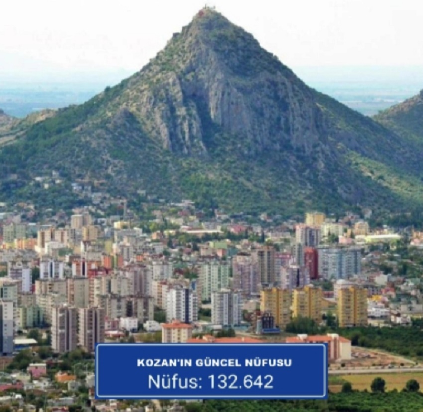 Kozan’ın Güncel Nüfusu 132.642