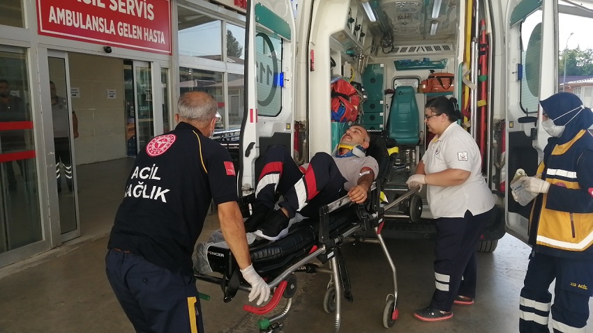 Trafik Kazası 1 Kişi Yaralandı