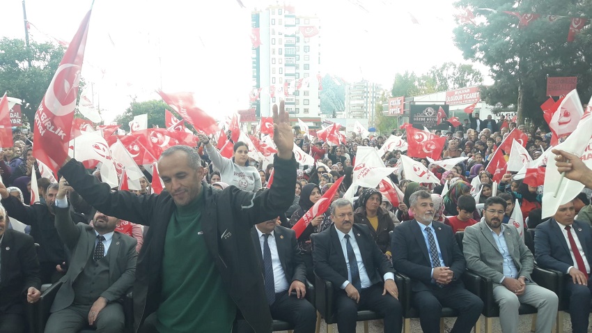 BBP KOZAN BELEDİYE BAŞKAN ADAYI GÜRDAL TOPAL'IN SEÇİM BÜROSU AÇILIŞI MUHTEŞEM BİR COŞKUYLA GERÇEKLEŞTİ