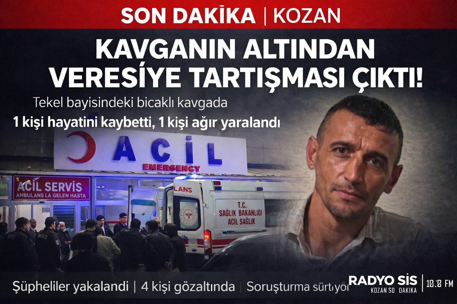 KAVGANIN ALTINDAN VERESİYE TARTIŞMASI ÇIKTI