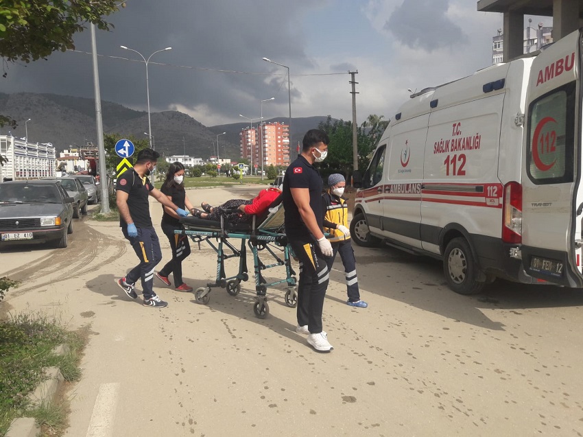 Kozan'da trafik kazası 1 yaralı 